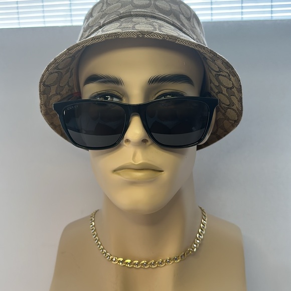 New Authentic Gucci GG0404S 008 58 Men's Sunglasses - Picture 4 of 13